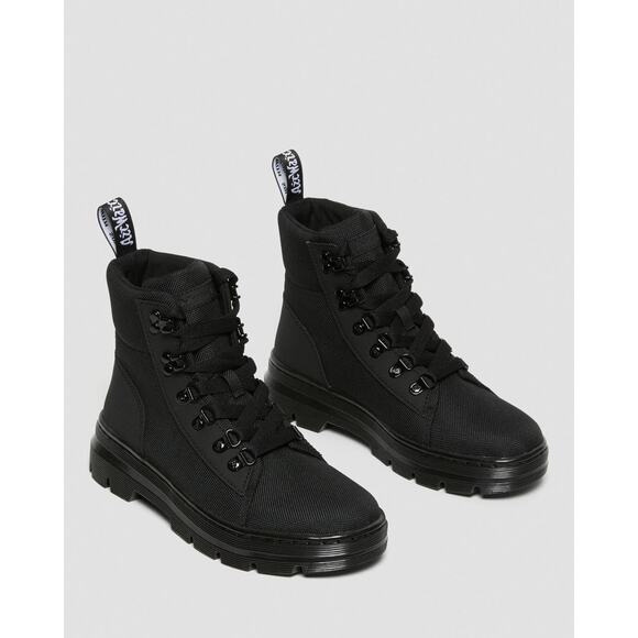 Dr. Martens Combs Womens Poly Casual Boots - 6 Black - Picture 1 of 7